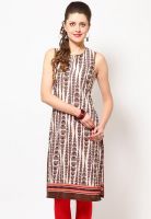 Biba White Printed Kurtis