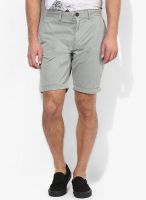 Breakbounce Grey Solid Shorts