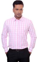Countryside Men's Checkered Formal Pink Shirt