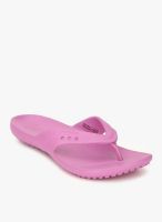 Crocs Kadee Purple Flip Flops