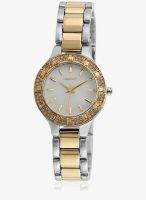 DKNY Ny8742I Golden/White Analog Watch