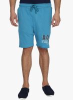 Difference of Opinion Blue Solid Shorts