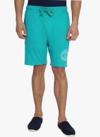 Difference of Opinion Green Solid Shorts