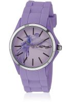 Ed Hardy Eh 1118 Pu Purple/Purple Analog Watch