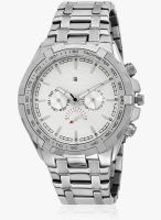 FOSTELO White Metal Chronograph Watch