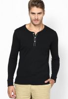 FREECULTR Black Henley T Shirt