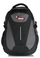 F GEAR 15 Inches Avataar Black Grey Laptop Backpack