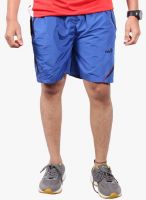 Fitz Blue Solid Shorts