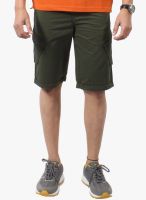 Fitz Olive Solid Shorts