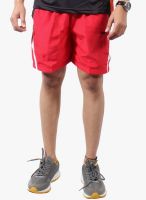 Fitz Red Solid Shorts