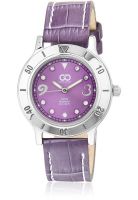 Gio Collection Ad-0057-B Purple Analog Watch