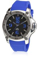 Gio Collection Su-1597-Bkbl Blue/Black Analog Watch
