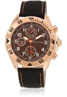 Giordano A1012-02 Black/Brown Chronograph Watch