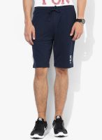 Giordano Navy Blue Solid Shorts
