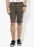 Giordano Olive Solid Shorts