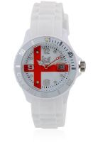 Ice White Analog Watch