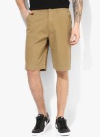 Izod Khaki Solid Shorts