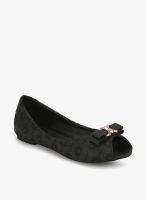 J Collection Black Peep Toes