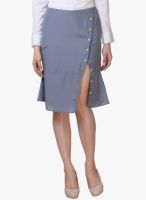 Kaaryah Grey A-Line Skirt