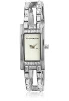 Karen Millen K K097 Silver/White Analog Watch