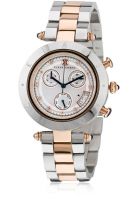 Klaus Kobec Kk-10012-02 Two Tone/Silver Chronograph Watch