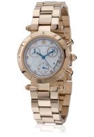 Klaus Kobec Kk-10013-03 Golden/White Chronograph Watch