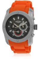 Lee Cooper Lc-1229G Orange/Black Chronograph Watch