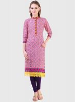 Libas Pink Printed Kurta