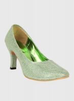 Lovely Chick Green Stilettos