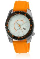 Maxima Attivo 26751Pmgt Orange/White Analog Watch