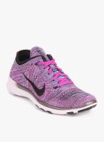 Nike Free Tr Flyknit Purple Training Shoes