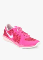 Nike W Dual Fusion Tr 3 Print Pink Training Shoes