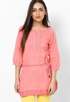 People Pink Solid Kurtis