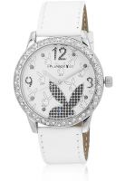 Playboy Bpb-1003-W - White/White Analog Watch