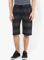 Proline Charcoal Grey Striped Shorts