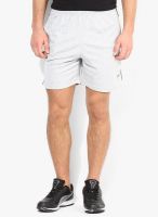 Proline Grey Milange Solid Shorts