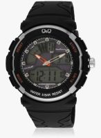 Q&Q M012-003-A Black/Grey Analog & Digital Watch