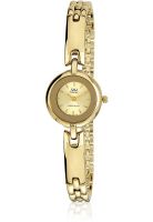 Q&Q S077-020Y Golden/Golden Analog Watch