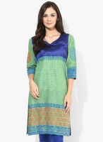 Riya Green Printed Kurti