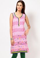 Riya Pink Printed Kurtis