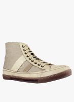 Salt N Pepper Beige/Sand Leather Sneakers
