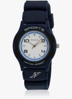 Sonata Nf7921pp13j Blue/White Analog Watch