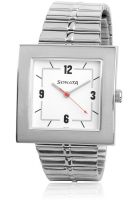 Sonata Yuva Fashion 7994Sm01 Silver / Silver Analog Watch