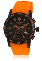 Swiss Eagle Field Se-9057-09 Orange/Black Chronograph Watch