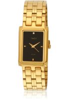 Timex Be01 Golden/Black Analog Watch