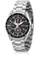 Timex No05 Silver/Black Chronograph Watch
