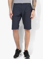 Tom Tailor Navy Blue Printed Shorts