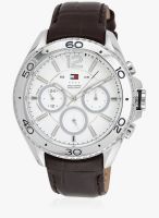 Tommy Hilfiger Th1791030J Brown/White Chronograph Watch