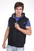 Trufit Sleeveless Solid Men's Bomber Jacket