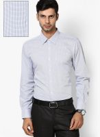 Turtle Checks Navy Blue Formal Shirt